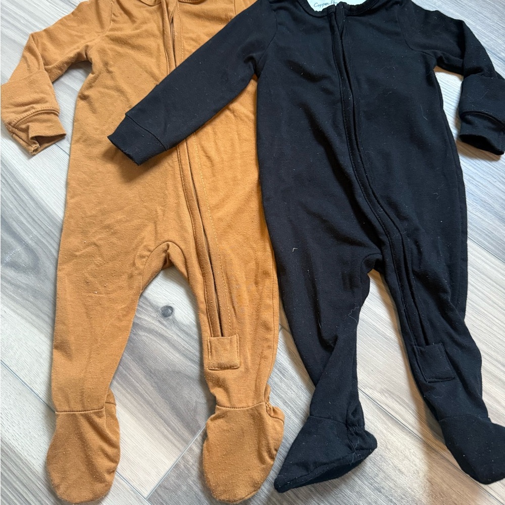 Cozy Kids One Piece Set - Black and Brown